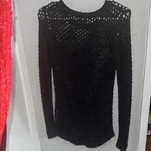 Apt. 9 Women's Navy Crochet Sweater